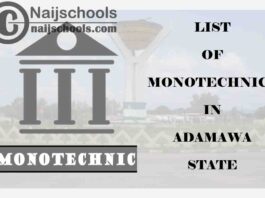 Full List of Accredited Monotechincs in Adamawa State Nigeria