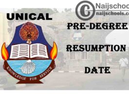 University of Calabar (UNICAL) Disclaimer on Fake Publication of Pre-degree Programme Resumption Date | CHECK NOW