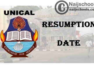 University of Calabar (UNICAL) Announces 2021 Resumption Date of 2019/2020 Academic Session | CHECK NOW