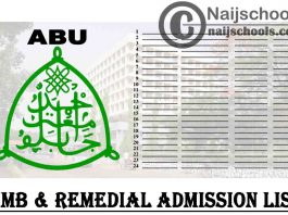 Ahmadu Bello University (ABU) 1st Batch IJMB & Remedial Admission List for 2020/2021 Academic Session | CHECK NOW