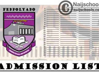 Federal Polytechnic Ado-Ekiti 2020/2021 Admission List is Now Out on JAMB CAPS & the School's Notice Board | CHECK NOW