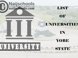 Full List of Federal, State & Private Universities in Yobe State Nigeria