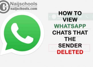 How to View WhatsApp Chats that the Sender has Deleted