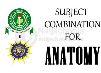 JAMB & WAEC Subject Combination for Anatomy