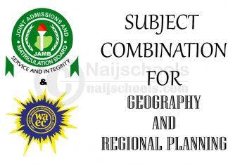 Subject Combination for Geography and Regional Planning