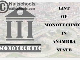 Full List of Accredited Monotechincs in Anambra State Nigeria