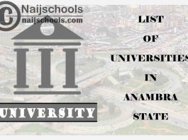 Full List of Federal, State & Private Universities in Anambra State Nigeria