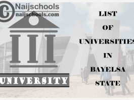 Full List of Federal, State & Private Universities in Bayelsa State Nigeria