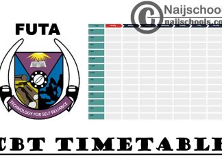 Federal University of Technology Akure (FUTA) 2019/2020 First Semester CBT Final Timetable & Guidelines | CHECK NOW