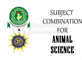 JAMB & WAEC Subject Combination for Animal Science