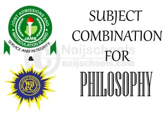 JAMB & WAEC Subject Combination for Philosophy