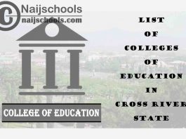 Full List of Accredited Colleges of Education in Cross River State Nigeria