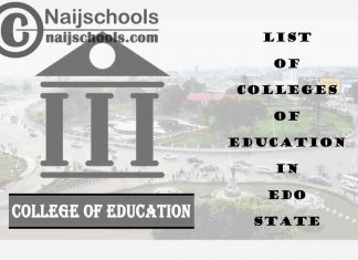 Full List of Accredited Colleges of Education in Edo State Nigeria