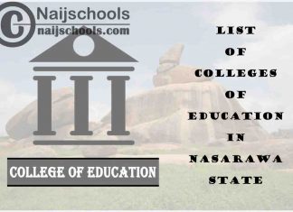 Full List of Accredited Colleges of Education in Nasarawa State Nigeria