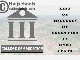 Full List of Accredited Colleges of Education in Ondo State Nigeria