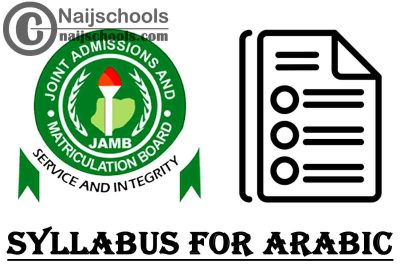 JAMB Syllabus for Arabic 2023 CBT Exam