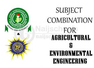 Subject Combination for Agricultural & Environmental Engineering