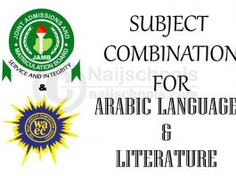 JAMB and WAEC (O'Level) Subject Combination for Arabic Language & Literature
