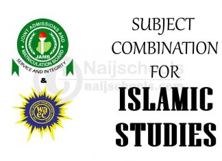JAMB/WAEC Subject Combination for Islamic Studies
