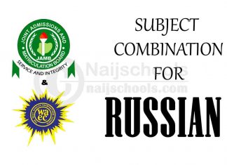 JAMB & WAEC Subject Combination for Russian