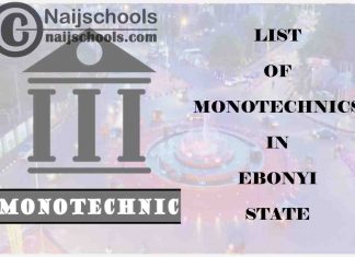 Full List of Accredited Monotechincs in Ebonyi State Nigeria