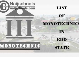 Full List of Accredited Monotechnics in Edo State Nigeria
