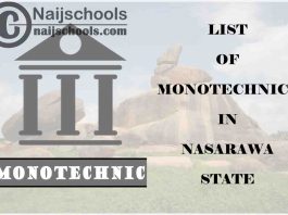 Full List of Accredited Monotechnics in Nasarawa State Nigeria