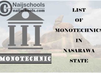 Full List of Accredited Monotechnics in Nasarawa State Nigeria