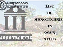 Full List of Accredited Monotechnics in Ogun State Nigeria