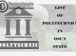 Full List of Accredited Polytechnics in Osun State Nigeria