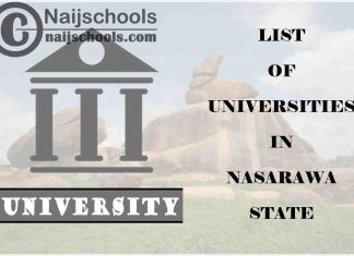 Full List of Federal, State & Private Universities in Nasarawa State Nigeria
