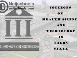 Full List of Colleges of Health Science and Technology in Lagos State Nigeria