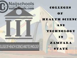 Full List of Colleges of Health Science and Technology in Zamfara State Nigeria