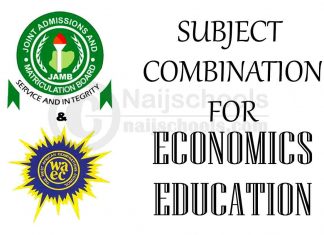 JAMB & WAEC Subject Combination for Economics Education