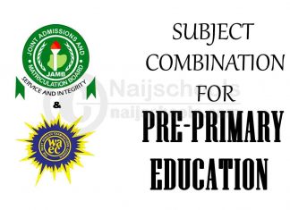 Subject Combination for Pre-Primary Education