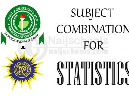 JAMB and WAEC (O'Level) Subject Combination for Statistics