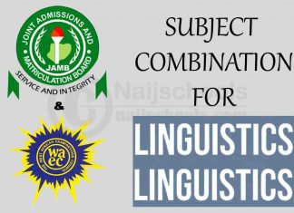 JAMB & WAEC Subject Combination for Linguistics