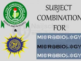 Subject Combination for Microbiology