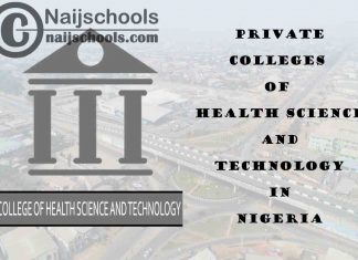 Full List of NBTE Accredited Private Colleges of Health Science and Technology in Nigeria