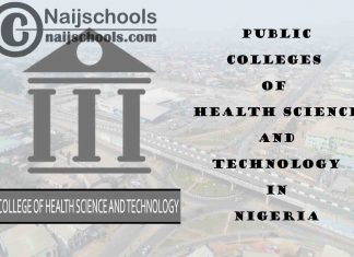 Full List of NBTE Accredited Public Colleges of Health Science and Technology in Nigeria