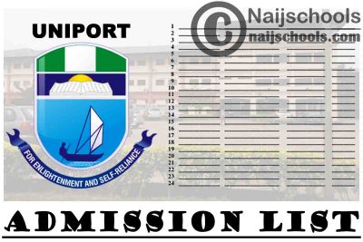 University of Port Harcourt (UNIPORT) 1st, 2nd, 3rd & 4th Batch Admission List for 2020/2021 Academic Session | CHECK NOW