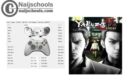 Yakuza Kiwami X360ce Settings for Any PC Gamepad Controller | TESTED & WORKING