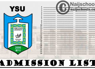 Yobe State University (YSU) Admission List for 2020/2021 Academic Session | CHECK NOW