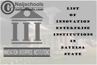 Full List of Innovation Enterprise Institutions in Bayelsa State Nigeria