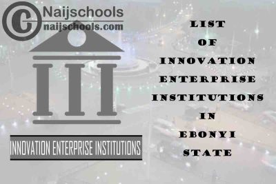 Full List of Innovation Enterprise Institutions in Ebonyi State Nigeria