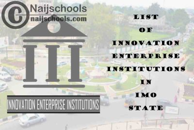 Full List of Innovation Enterprise Institutions in Imo State Nigeria