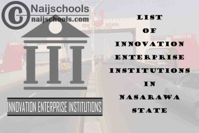 Full List of Innovation Enterprise Institutions in Nasarawa State Nigeria