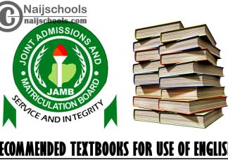 JAMB Use of English Recommended Textbooks for 2024/25 UTME