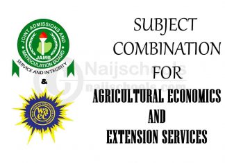 Subject Combination for Agricultural Economics and Extension Services