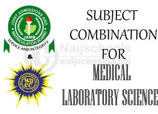 Subject Combination for Medical Laboratory Science
